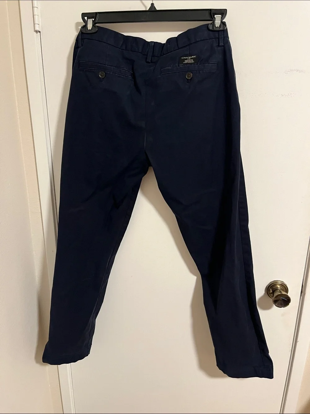 Banana Republic Navy Slim-Fit Chinos